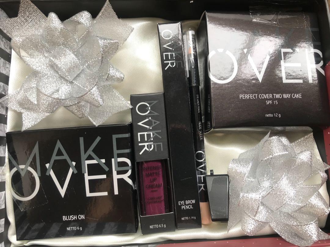 Make Over Paket Gift Parcel Isi 6 Produk Kesehatan Kecantikan Rias Wajah Di Carousell