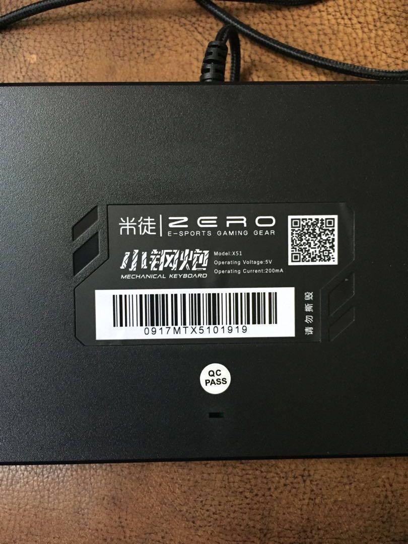 METOO ZERO X51 Mechanical Gaming Keyboard, Computers & Tech, Parts ...