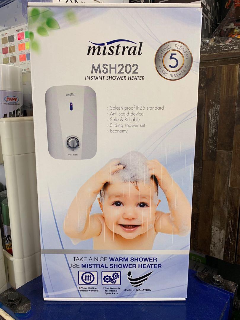 Mistral MSH202 instant water heater, TV & Home Appliances, Water Heater