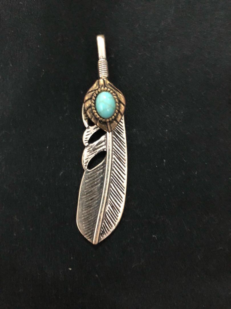 Indian shop feather necklace