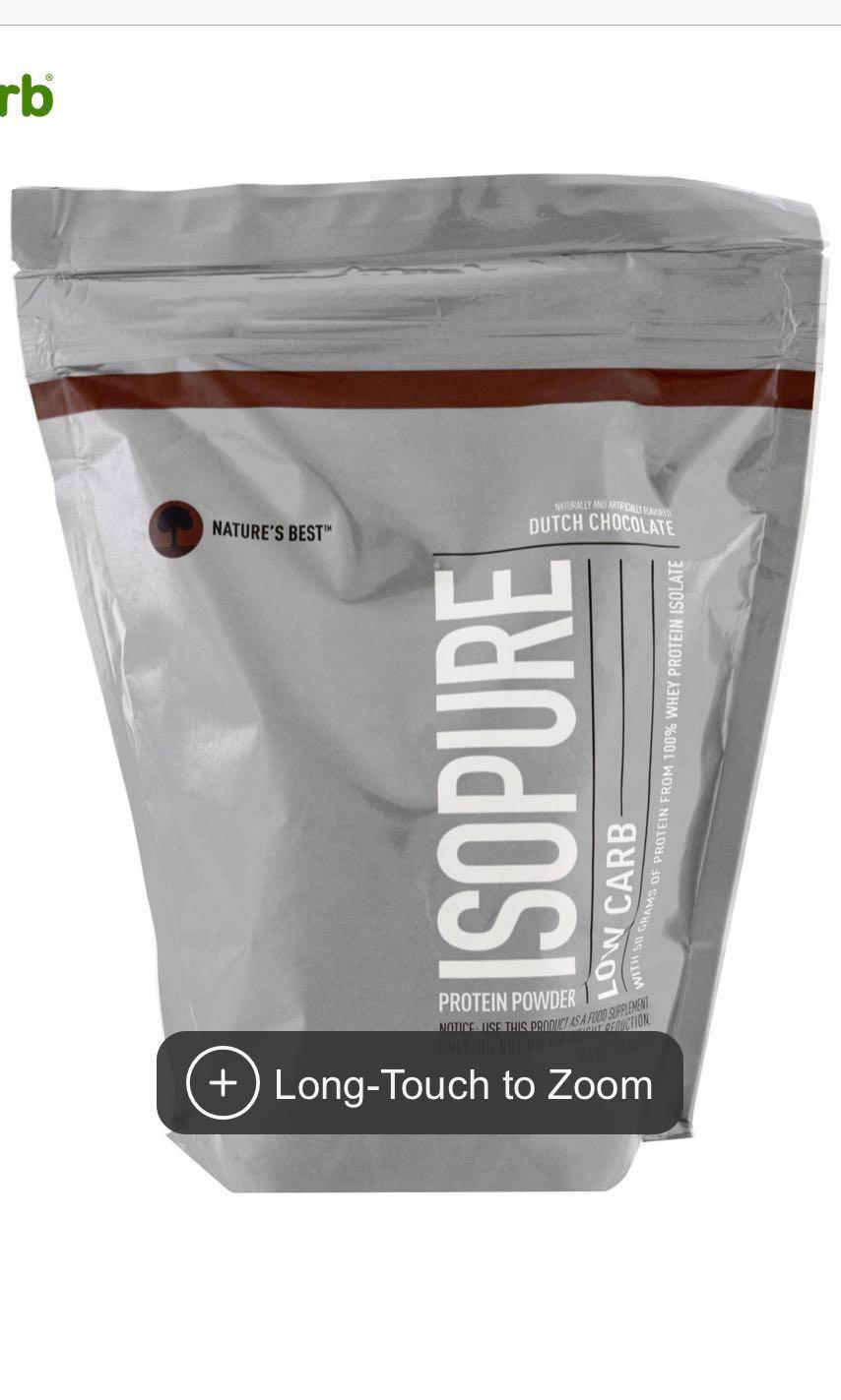 Nature S Best Isopure Whey Protein Isolate Sports Weights Gym Equipment On Carousell