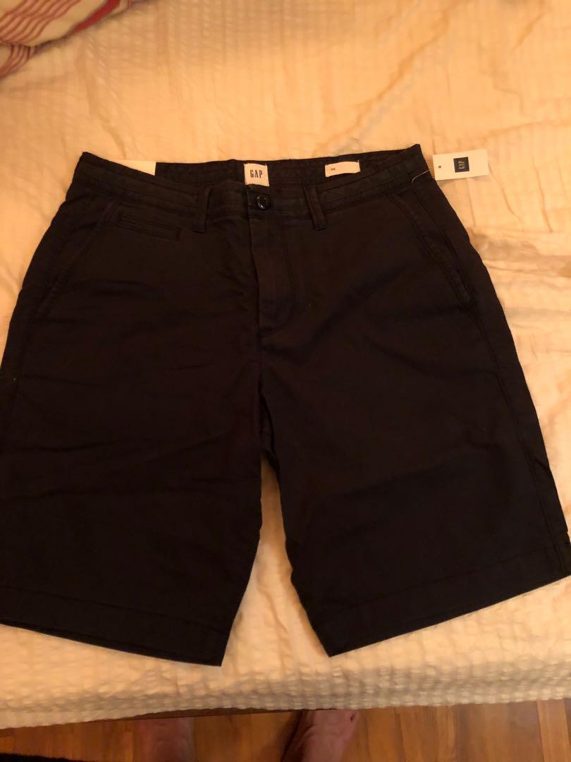 gap black pants mens