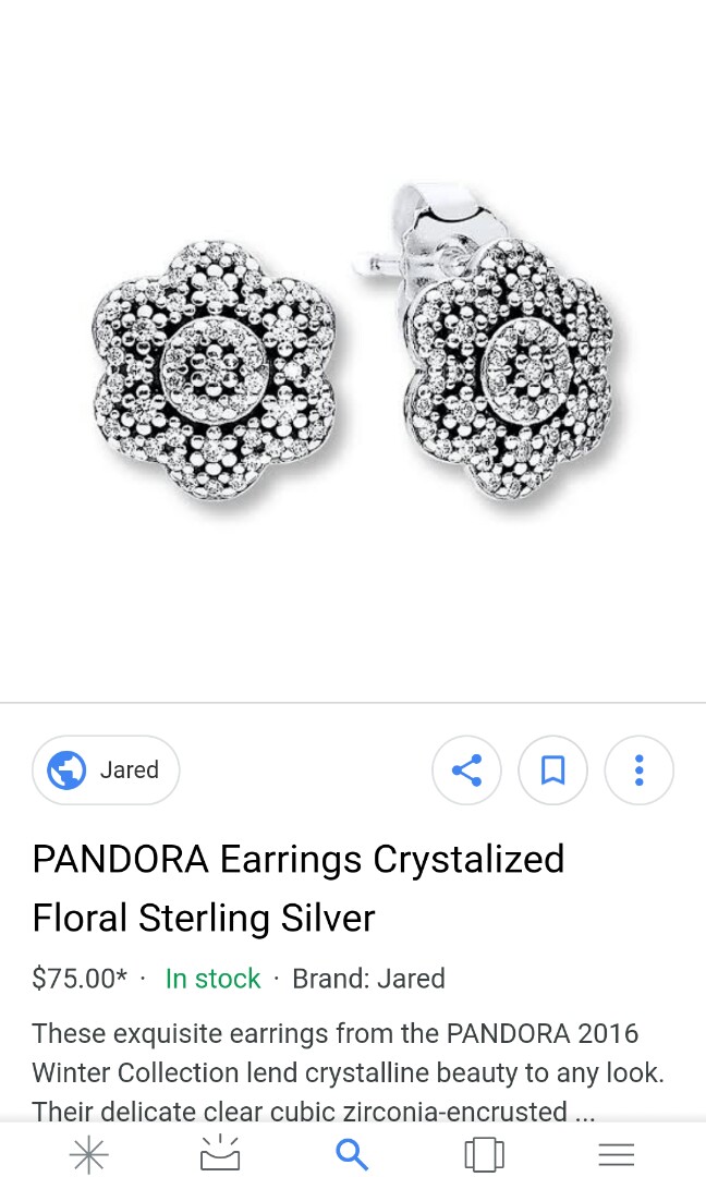 Pandora earrings jared hot sale