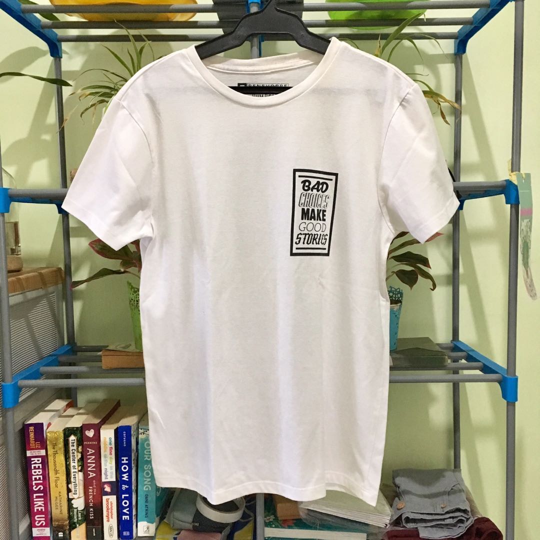 penshoppe plain white shirt