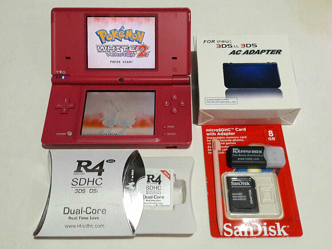 Pink Nintendo Dsi R4 8gb 112 Games Installed Video Gaming Video Game Consoles Nintendo On Carousell
