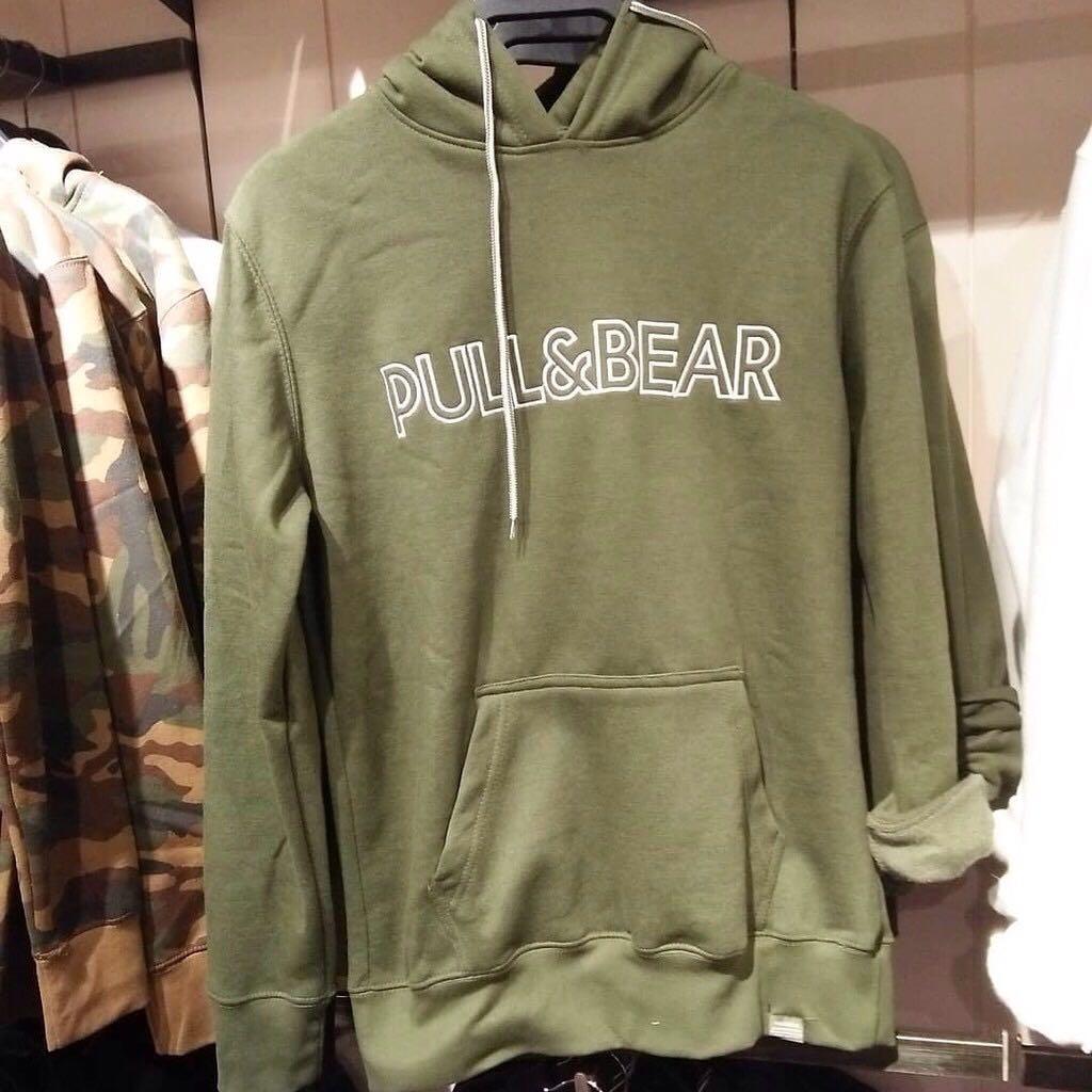 pull and bear hoodie army