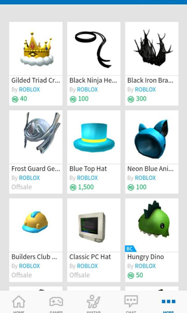 Roblox Account Toys Games Video Gaming In Game Products On Carousell