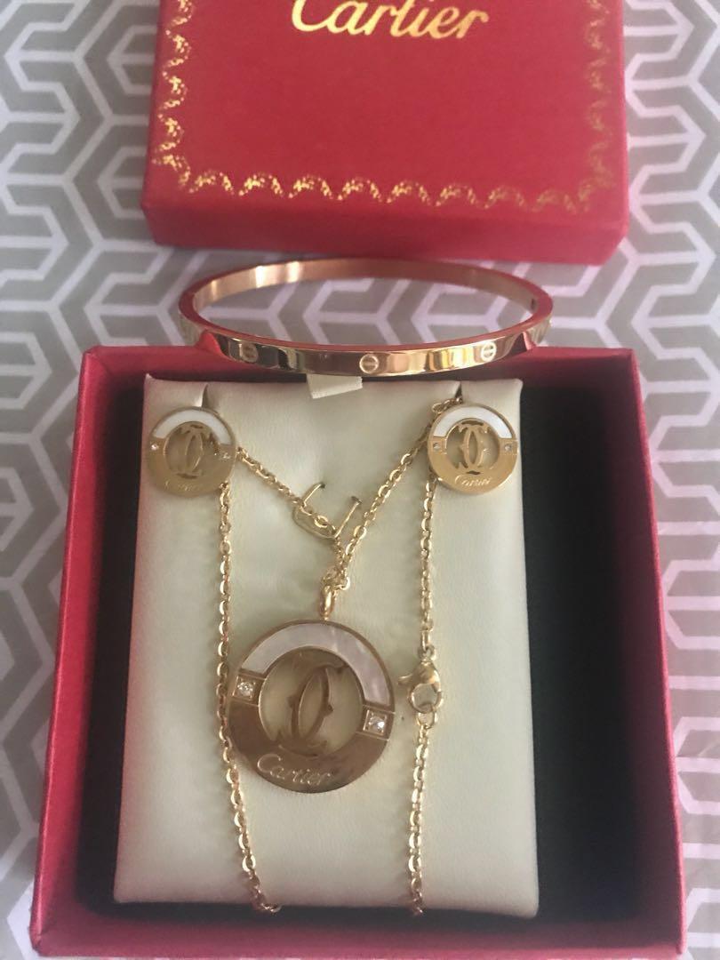 Sale Cartier Jewelry Set Women s Fashion Jewelry Organizers Body Jewelry on Carousell