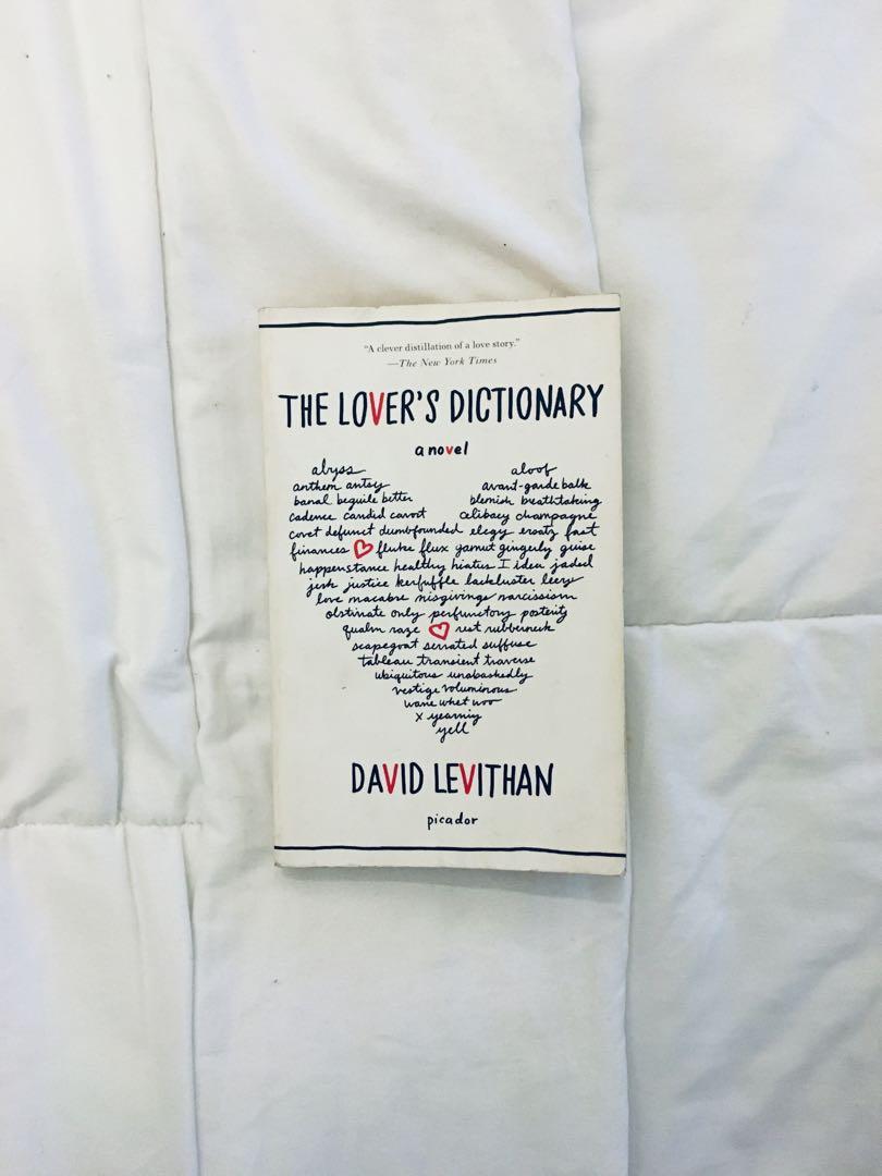 The Lover’s Dictionary (Category: Storybooks) located in Manila. Submitted by ibdecluttering (Listing ID 212780155, Image 1). Description: .