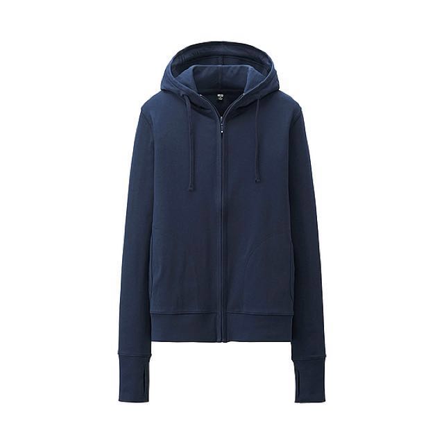 Uniqlo Navy Blue Jacket Women s Fashion Coats Jackets and
