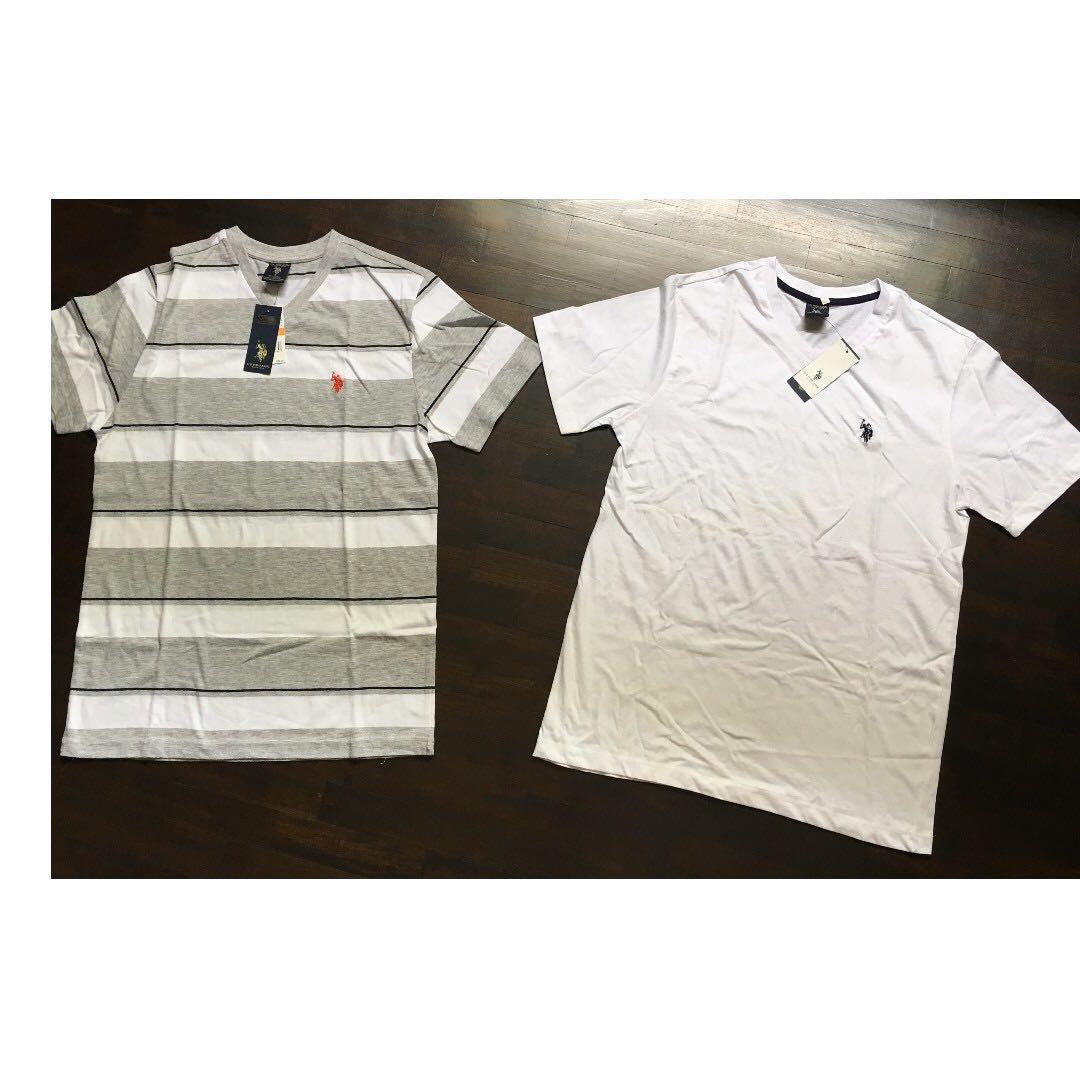 Us Polo Association White T Shirt 100 Cotton Men S Fashion