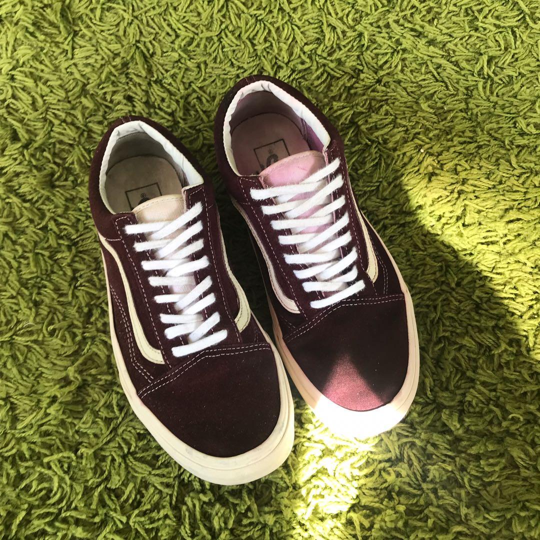 Sepatu vans old hotsell skool vintage suede