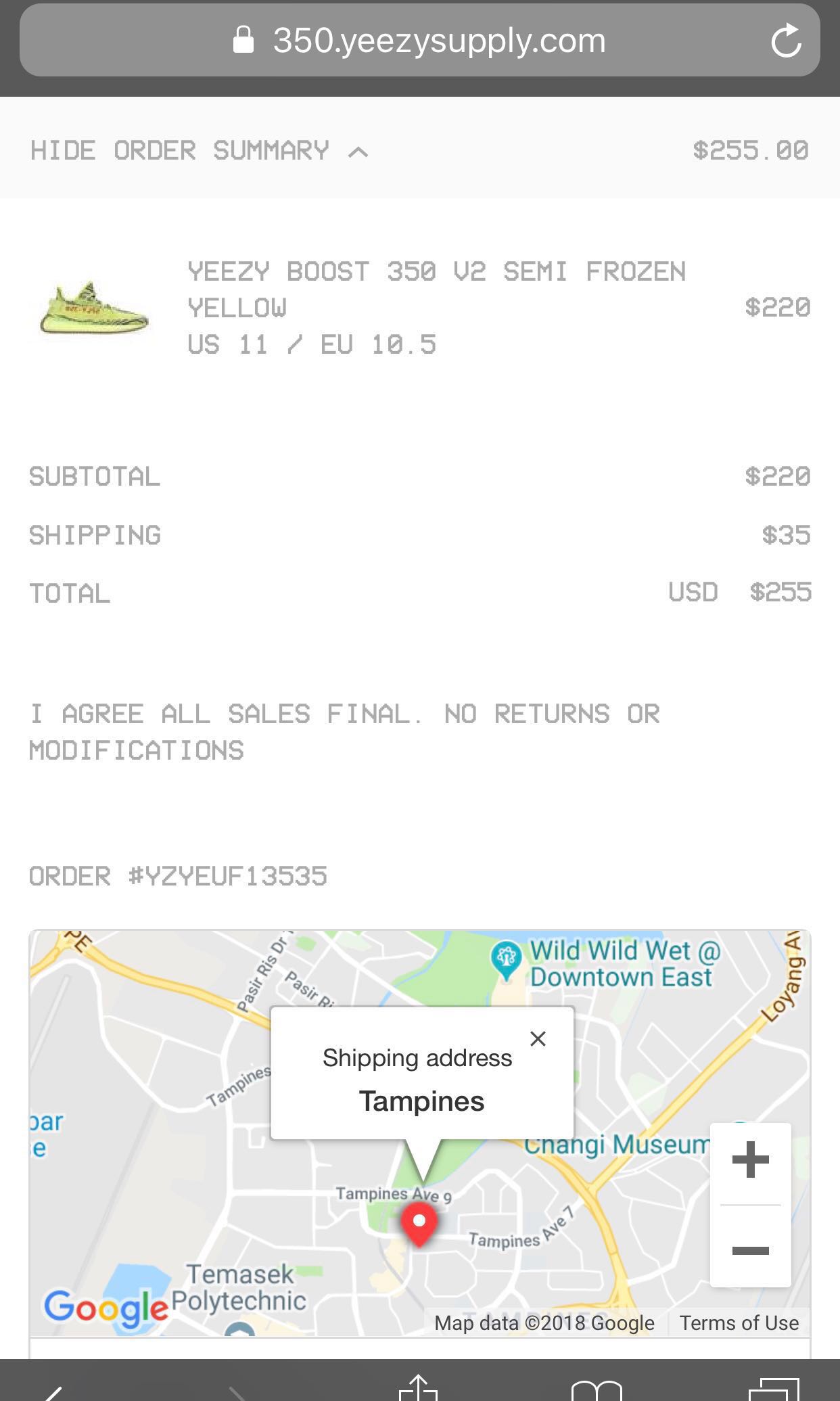 yeezy supply frozen yellow