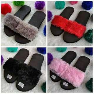 Sandal selop bulu