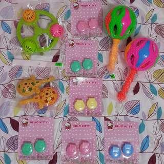 Lampin Clips and Rattle Toys, Babies Infant Newborn Toddler Kids Maternity