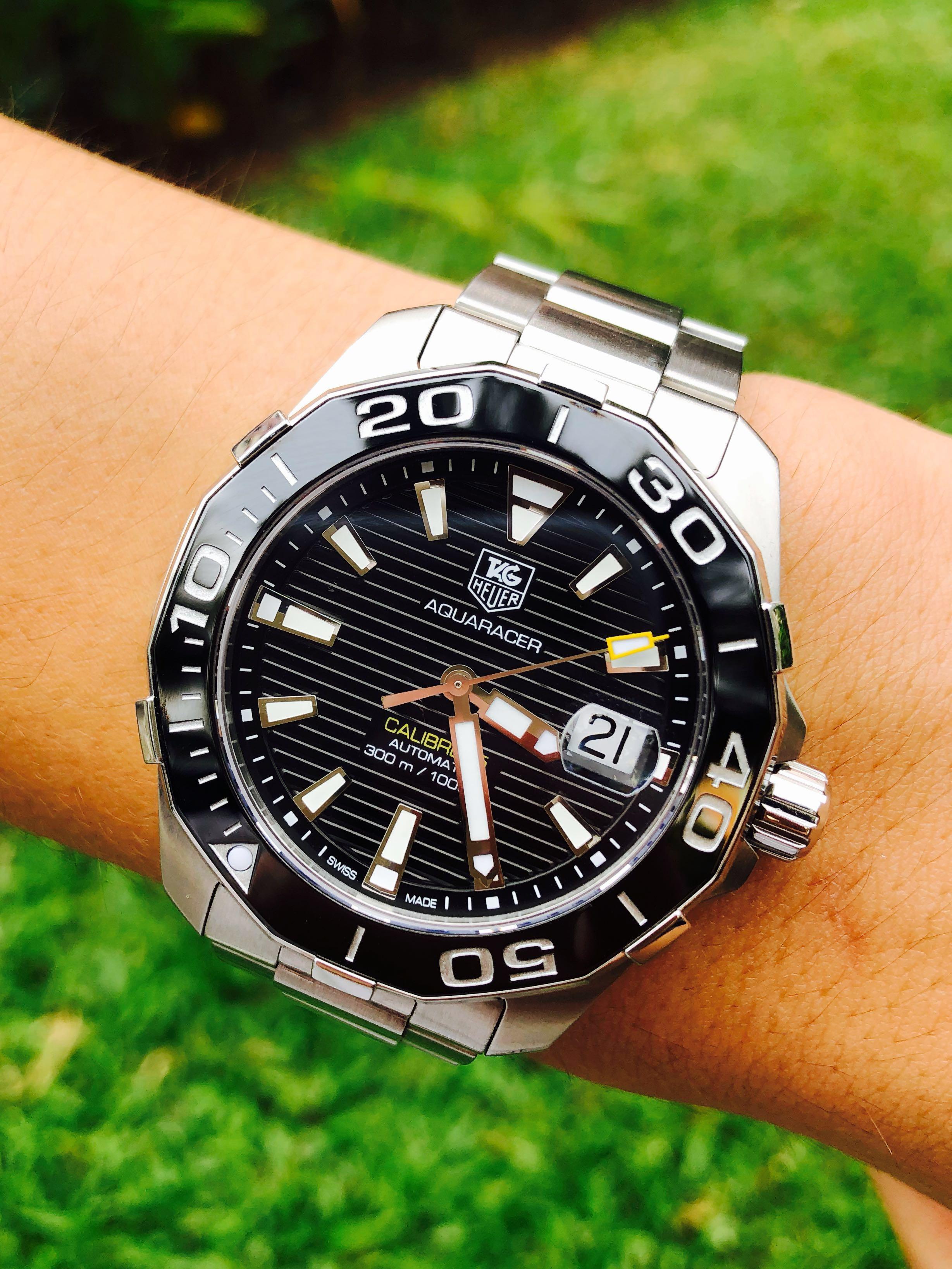 { SOLD }Tag Heuer Aquaracer Cal 5, Luxury, Watches on Carousell