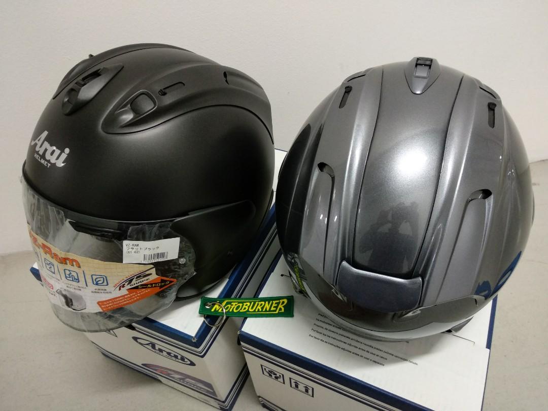 Arai Vz Ram Matte Black Motorcycles Motorcycle Apparel On Carousell