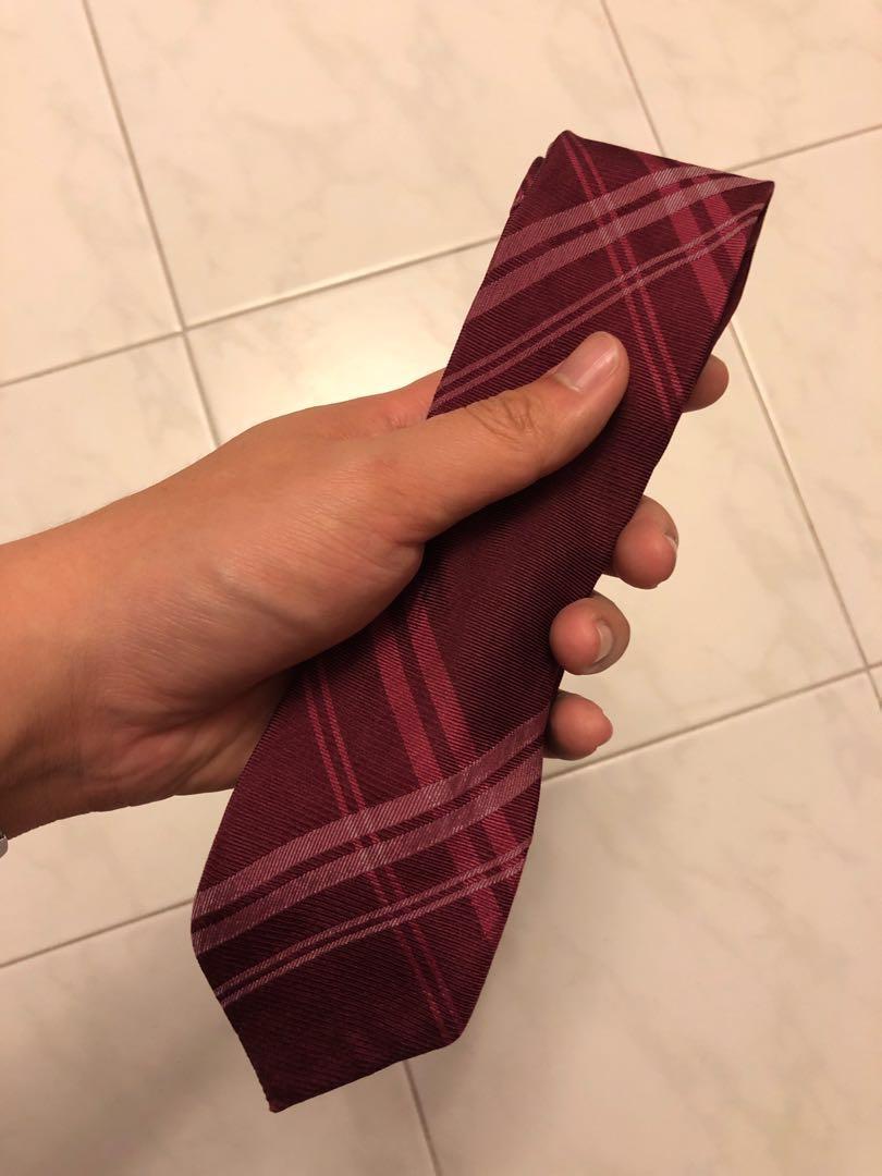 calvin klein red tie