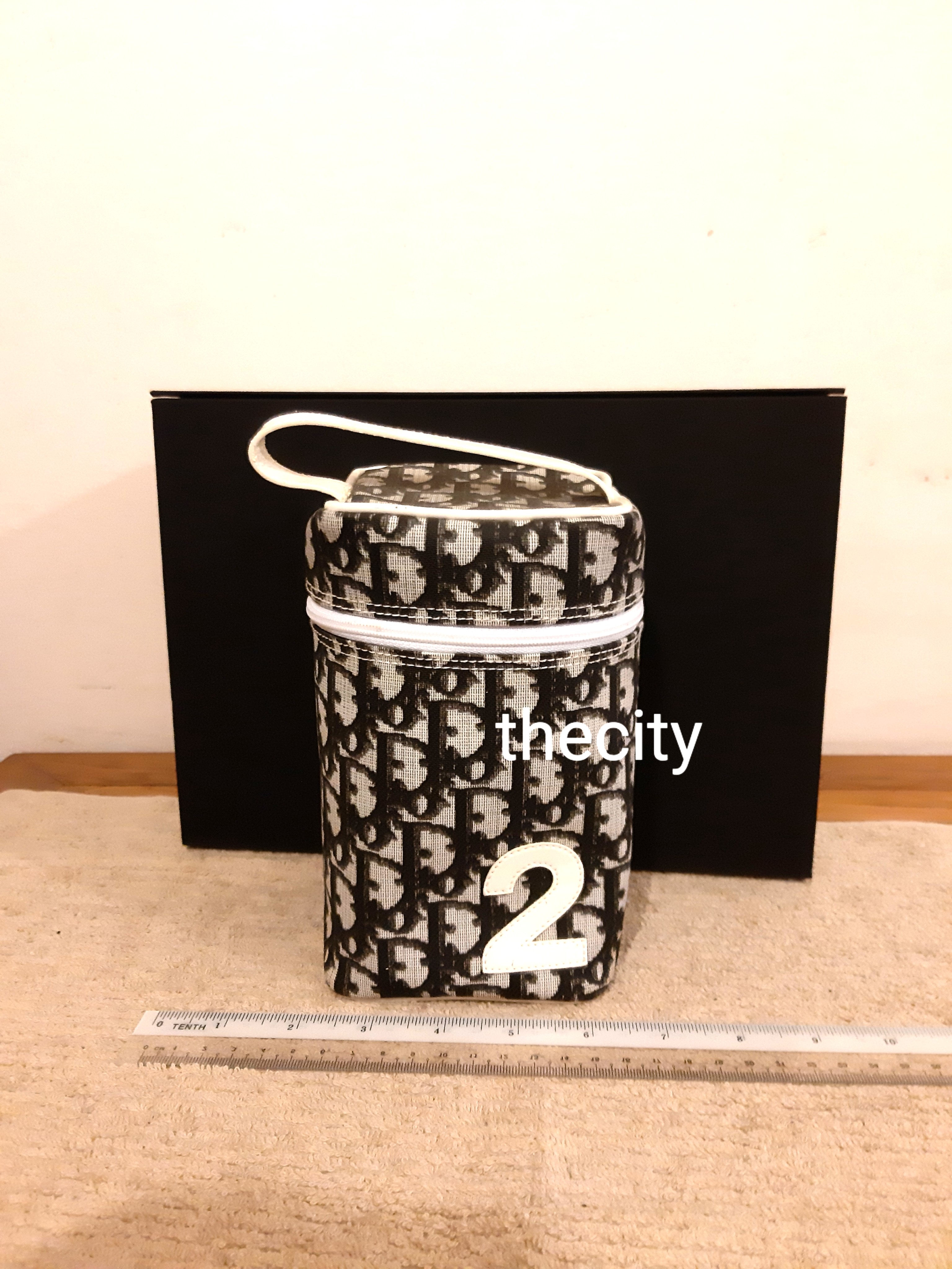 AUTHENTIC DIOR VANITY BAG DIOR MONOGRAM LOGO DESIGN GOOD CONDITION