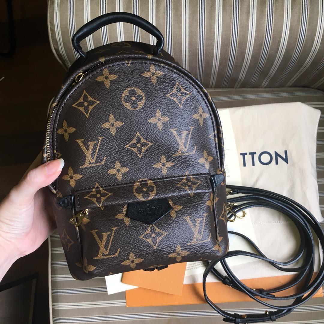 AUTHENTIC LOUIS VUITTON Unused Palm Springs Mini Backpack-Bag