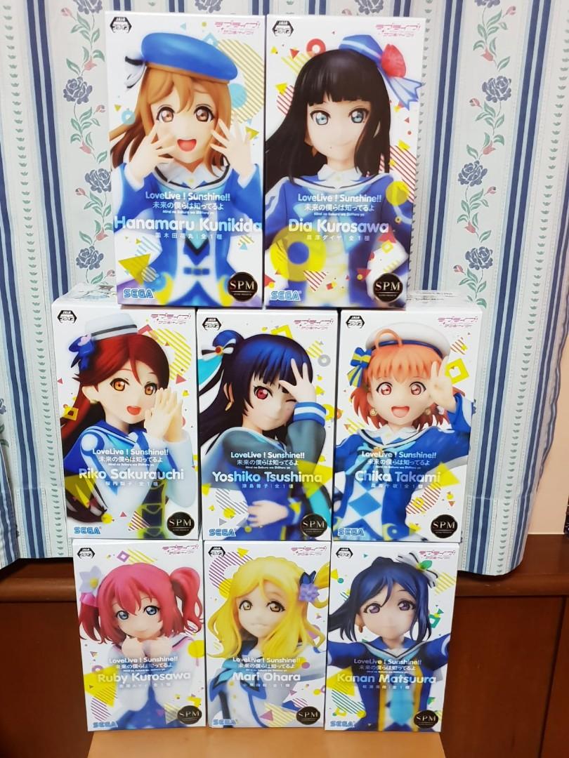 Authentic Sega Love Live Sunshine Aqours Mirai No Bokura Wa Shitteru Yo Figure Bundle 8 9 Set Entertainment J Pop On Carousell