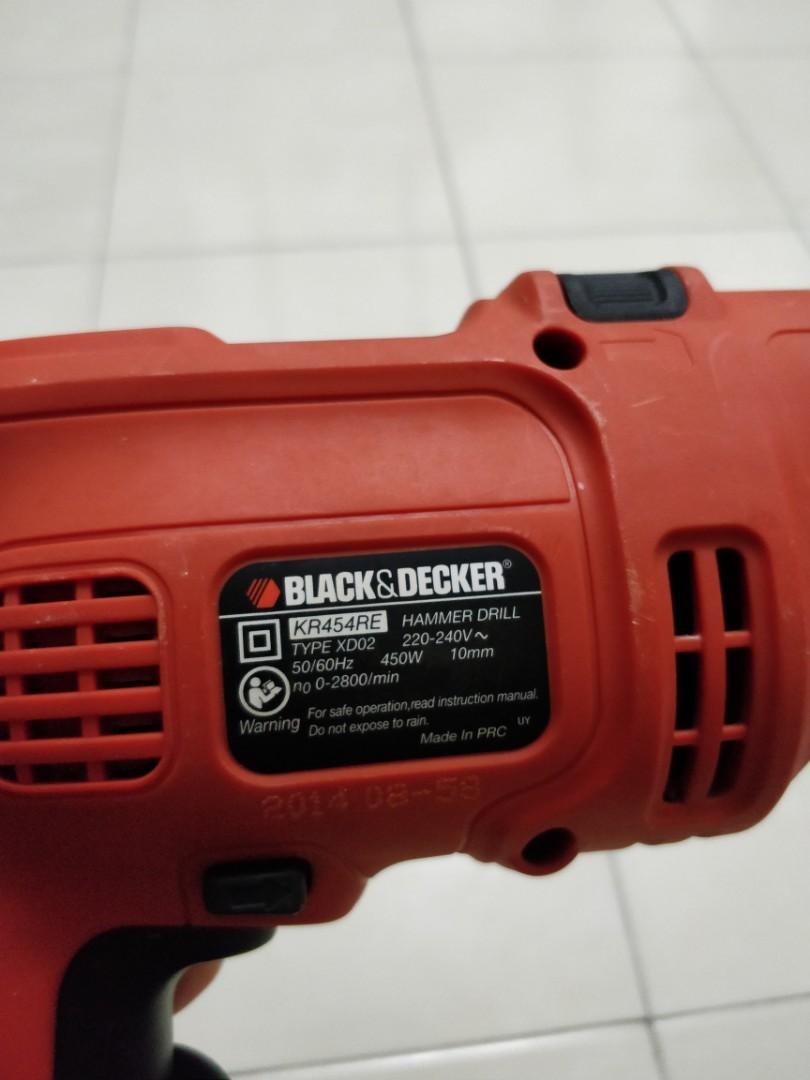 KR454RE Black & Decker HAMMER DRILL 450W