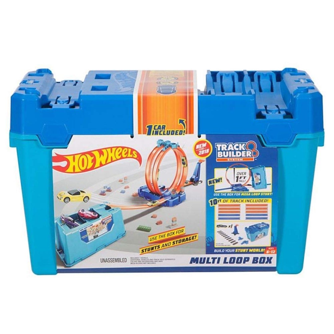 Bnib Hot Wheels Track Builder Multi Loop Box Babies Kids Toys Walkers On Carousell