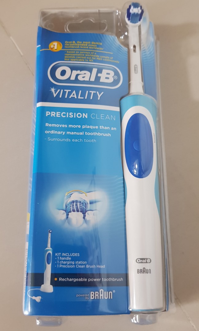 vitality precision clean electric toothbrush