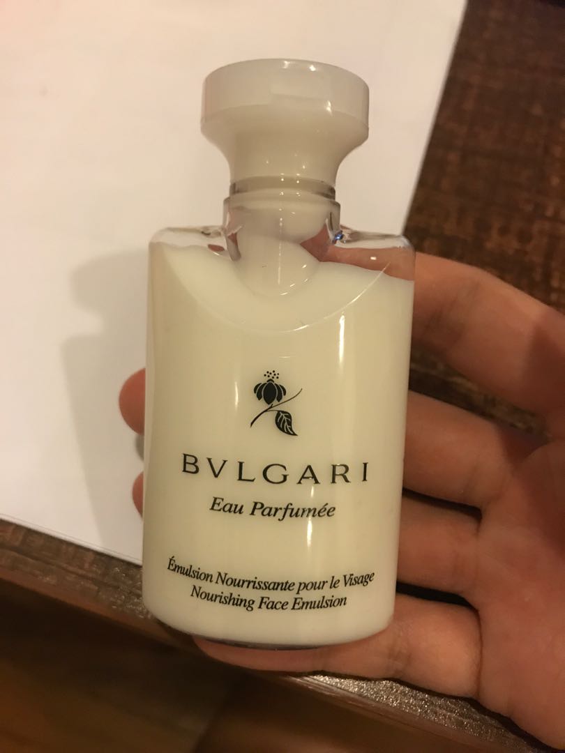 bvlgari eau parfumee nourishing face emulsion