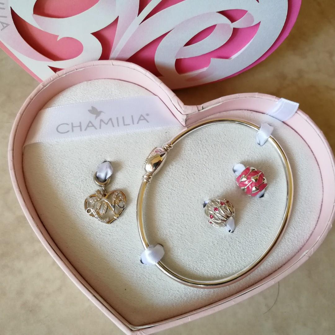 Chamilia heart bangle hot sale