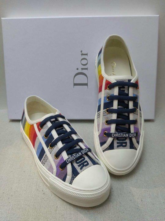 Rainbow dior shoes clearance