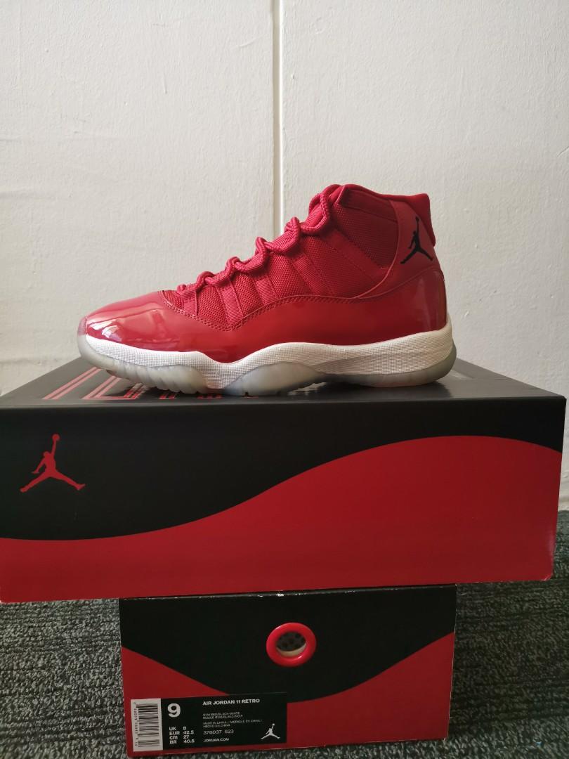 CNY PROMO AIR JORDAN 11 RETRO WIN LIKE 96 Men s Fashion Footwear Sneakers on Carousell