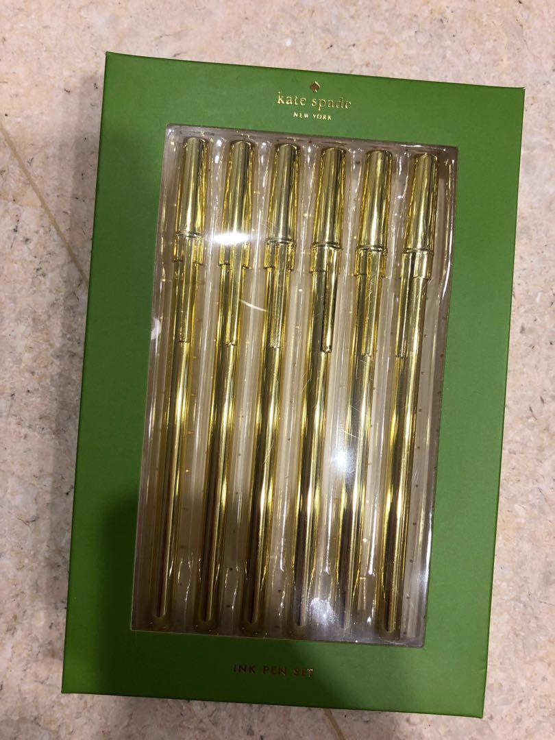 Ballpoint & Rollerball Pens Strike Gold Kate Spade Pens Refills New York 6 Pen Set Business