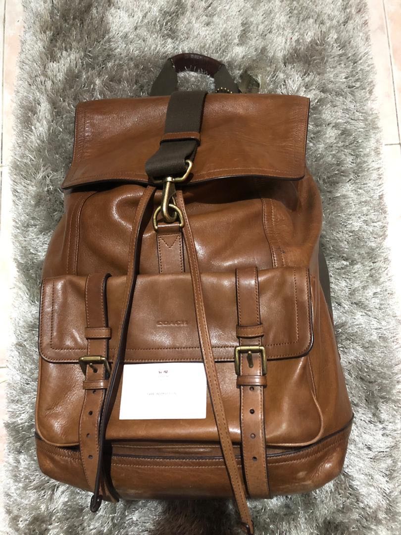 Coach bleecker shop backpack sale
