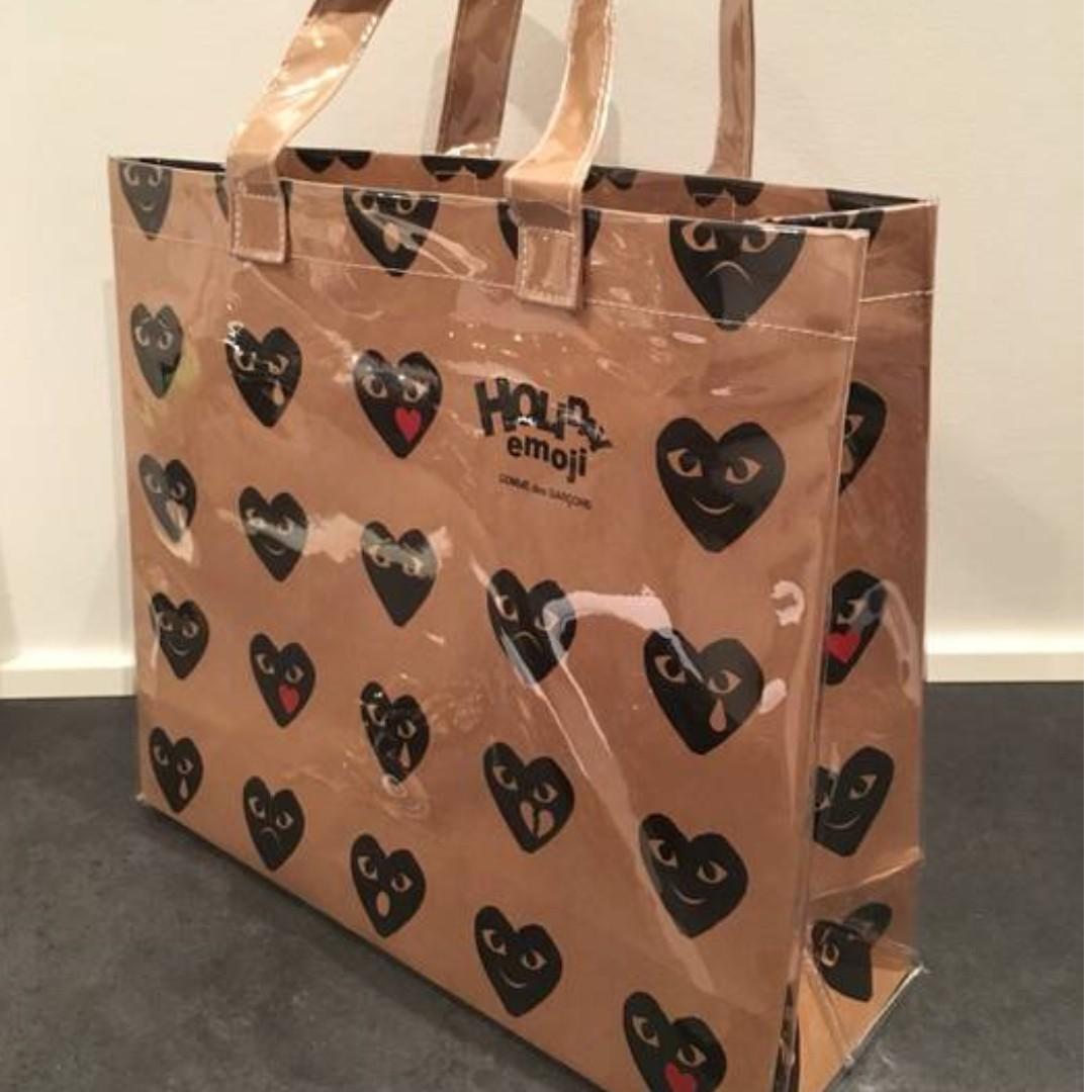 Comme des on sale garcons vinyl tote