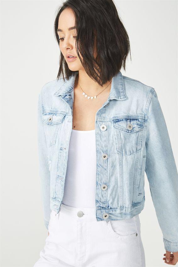 cotton on girlfriend denim jacket