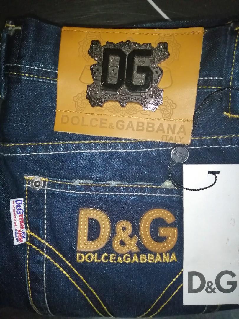 Dolce And Gabbana Denim D G Not Hermes Versace Prada Bally Luxury Apparel On Carousell Buy, sell, empty your wardrobe on our website. carousell