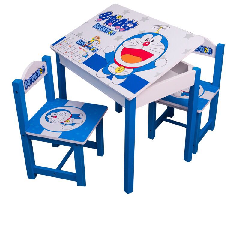 Doraemon study outlet table with chair