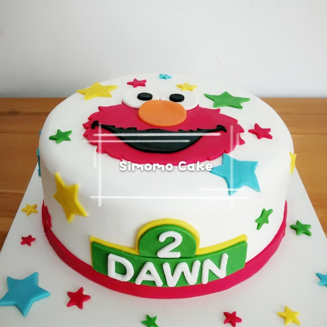 Elmo Cake Sesame Street Cake Free Delivery Food Drinks