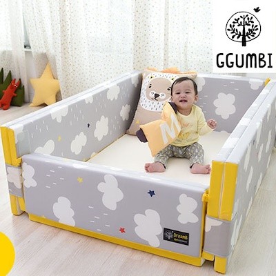 GGUMBI Luxury Baby Bumper Bed Playmat Transforming Bumper Made in Korea Babies Kids Baby Nursery Kids Furniture Bed Guards on Carousell