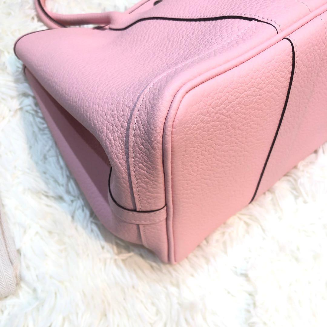 Hermès garden party 36 Sakura pink gp36 粉紅色罕有hermes 絕版#MILAN12, 名牌, 手袋及銀包-  Carousell