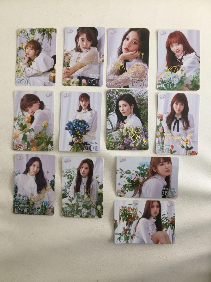 Iz One Izone Yes Card 25 Anniversary 44 Series Gold Signature Set Entertainment K Wave On Carousell Hkt 48 yabuki nako 7. iz one izone yes card 25 anniversary 44 series gold signature set