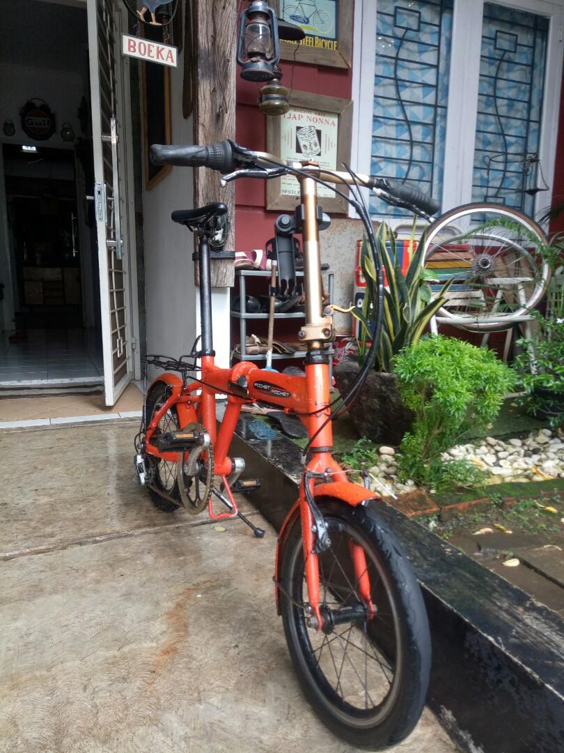 Jual Sepeda Lipat Pocket Rocket 16 Wim Cycle Motor Di Carousell