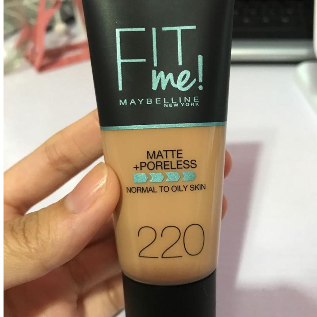Maybelline Fit Me Matte Poreless Foundation 220 Health Beauty