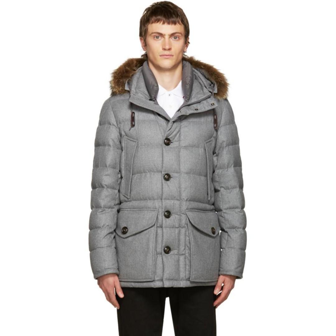 New MONCLER Rethel Down Coat Size 1 / US Small / EU 46 ...