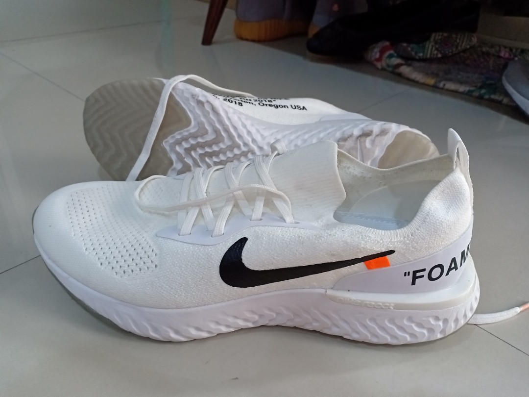 nike ft off white shoes