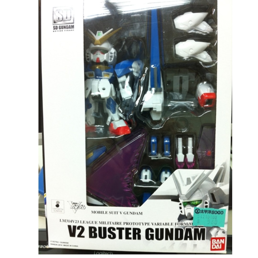 NO.57 V2 BUSTER GUNDAM SD GUNDAM ACTION FIGURE, 興趣及遊戲, 玩具 & 遊戲類 Carousell