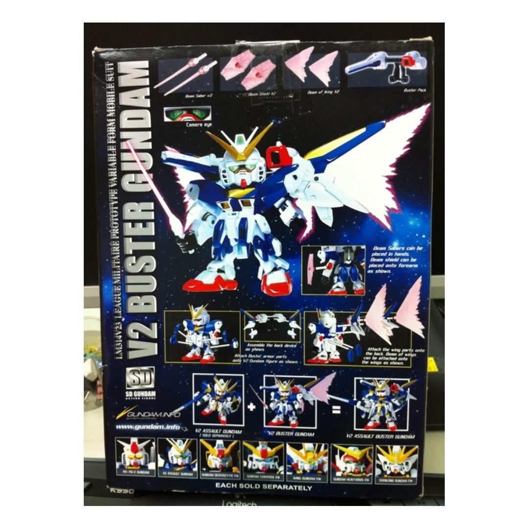 NO.57 V2 BUSTER GUNDAM SD GUNDAM ACTION FIGURE, 興趣及遊戲, 玩具 & 遊戲類 Carousell