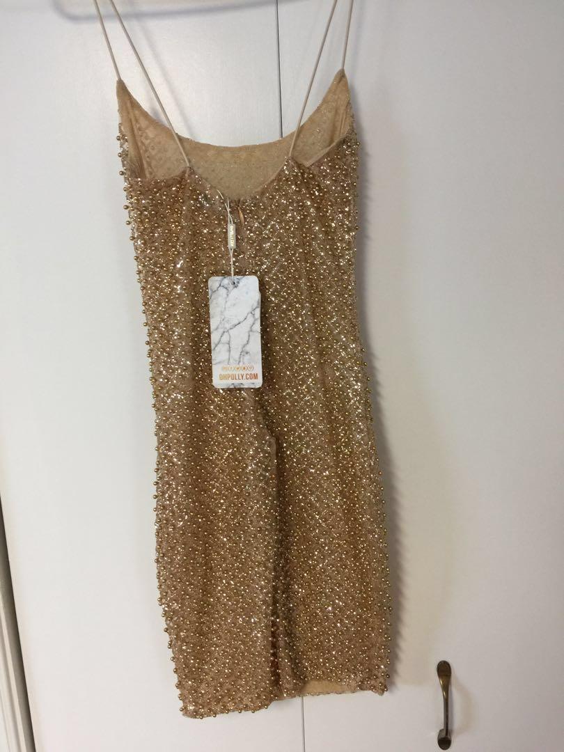Oh polly drop a glint dress sales