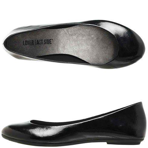 payless black ballet shoes